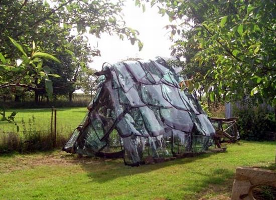 recycled windshield greenhouse 4