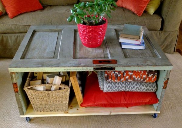 Recycled Door Table