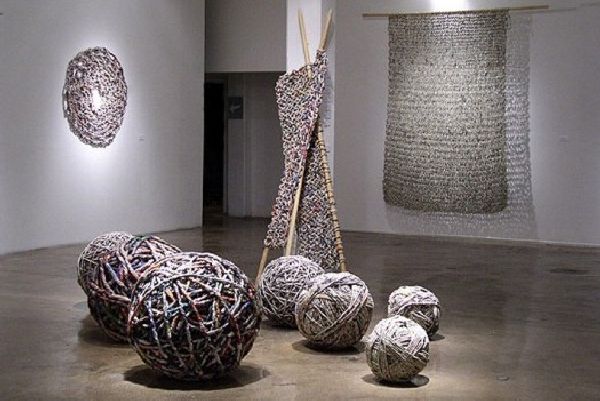 Recycled Newspaper Yarn