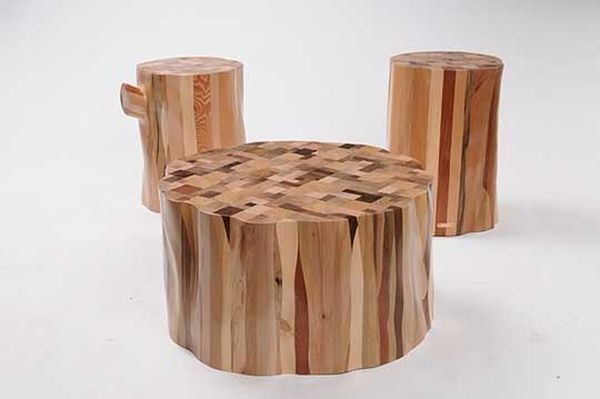 Recycled solid wood furniture by Ubico