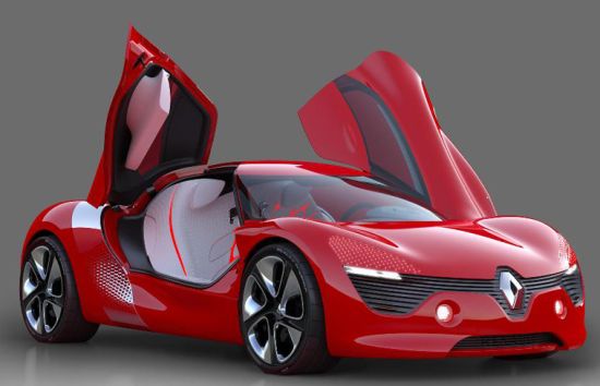 renault dezir all electric concept supercar 2
