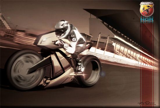 rob thornhams abarth ngr electric racing motorcycl