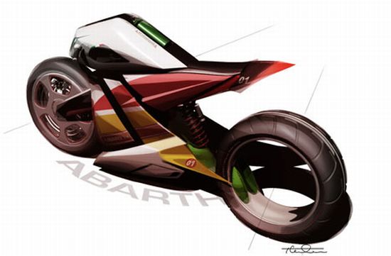 rob thornhams abarth ngr electric racing motorcycl