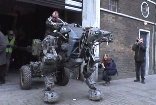 Robot made from scrap