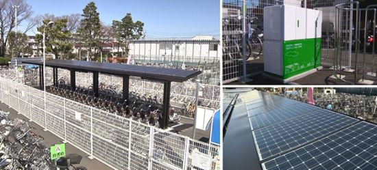 sanyo solar parking lot 1