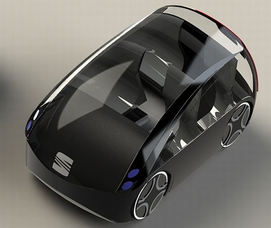 seat flexus concept electric car by raphael morais