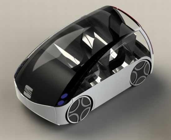 seat flexus concept electric car by raphael morais