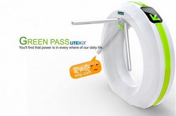 Self Powered Green Pass Turnstile gadget