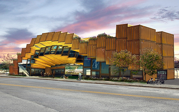 Shipping container Environmental Center