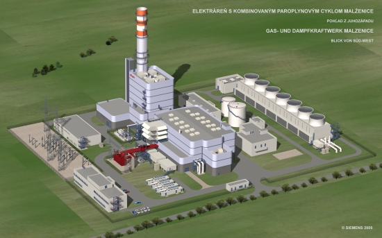 siemens energy natural gas fired power plant