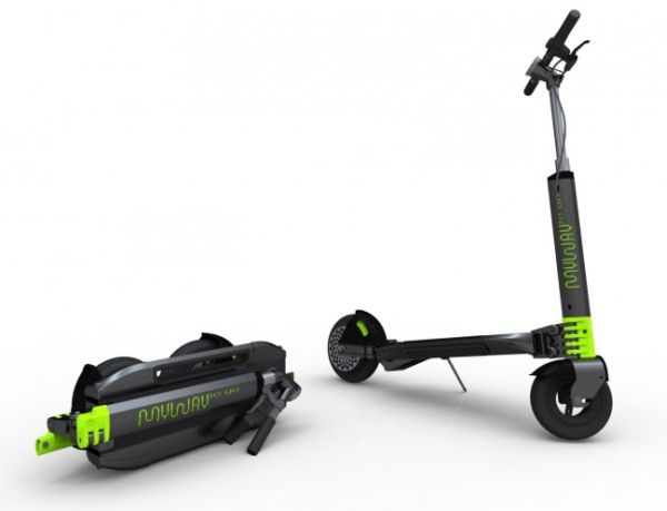 Smallest The Myway Compact fold-up electric scooter