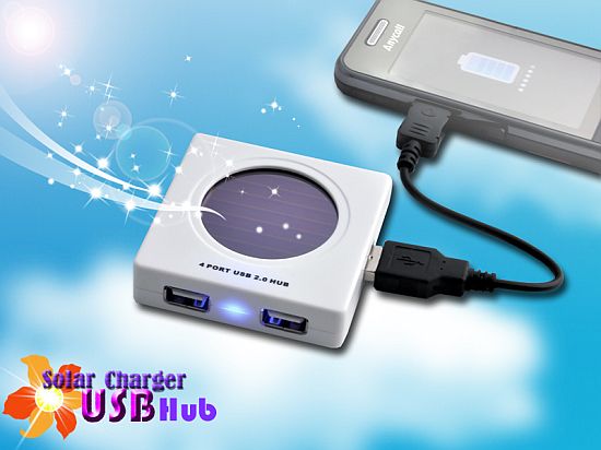 solar charger usb hub from china vasion 7