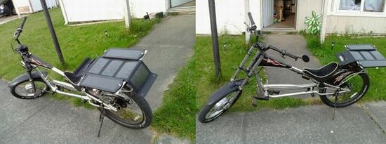 solar chopper bike