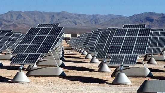 solar energy in desert