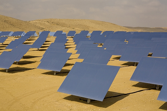 solar installation in the sahara