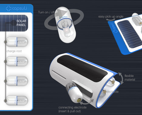 solar powered capsule