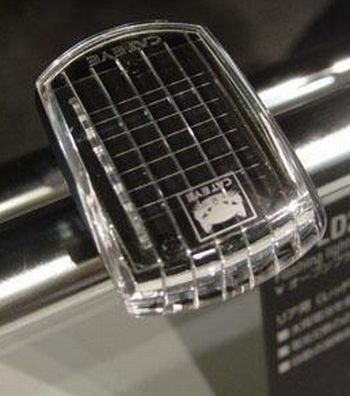 solar powered and vibration bike light