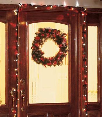 solar powered wreaths
