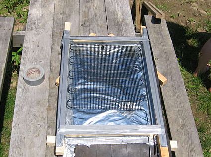 solar water heater diy
