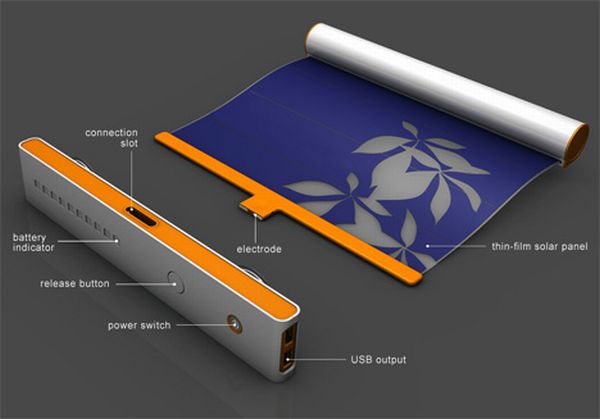 Solar curtains concept