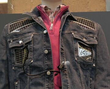 solar panels in jacket