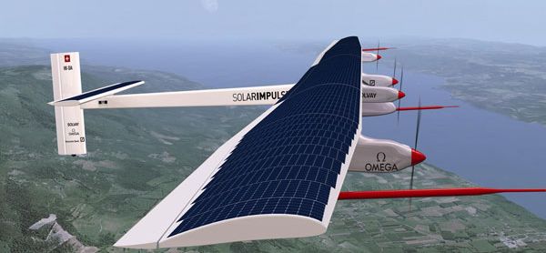 Solar powered plane