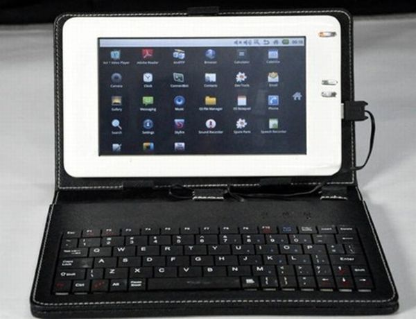 Solar powered tablet