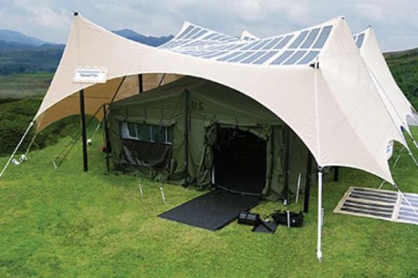 Solar tent