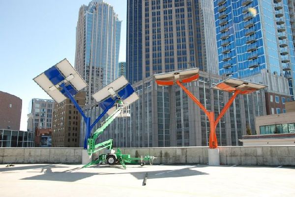 Solar Trees on Discovery Place Science Museum