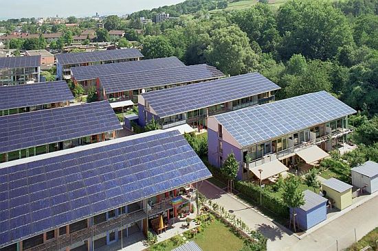 sonnenschiff solar city with solar panels 1