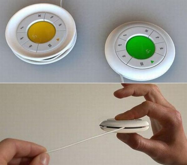 Spin and play MP3 player