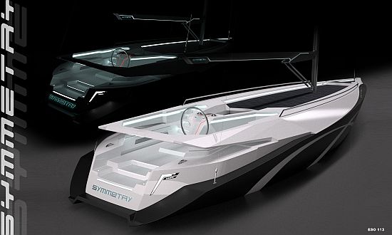 symmetry solar powered concept yacht 3