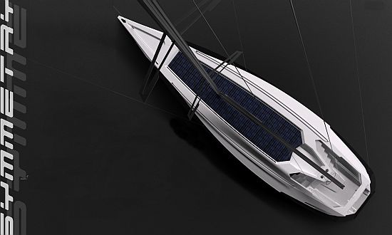symmetry solar powered concept yacht