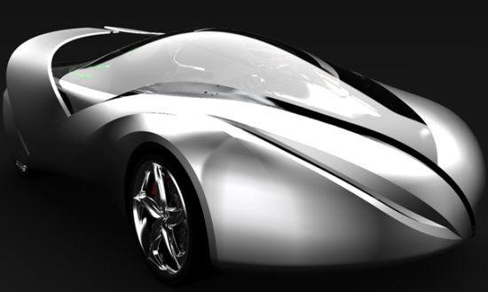 the car of light electric concept car by jong won 