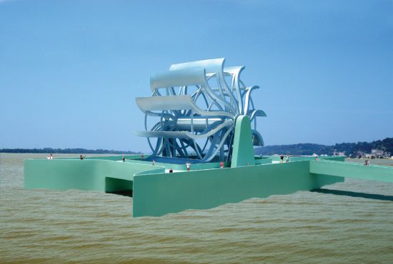 the great river turbine by michael jantzen 1