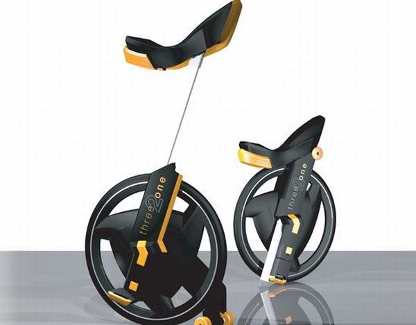 Three 2 one unicycle