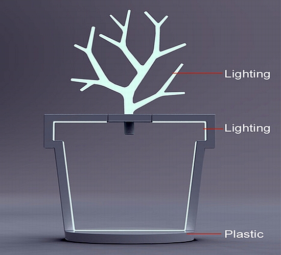 tree and root lamp 3