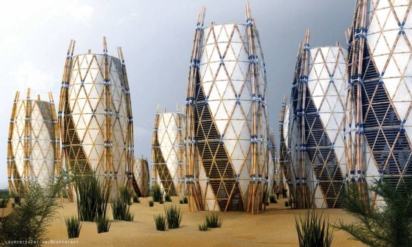 vernacular bamboo housing project