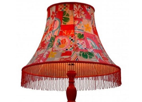 Vintage Kimono Standard Lamp