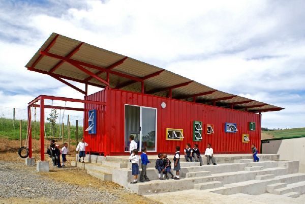 Vissershok Container Classroom / Tsai Design Studio