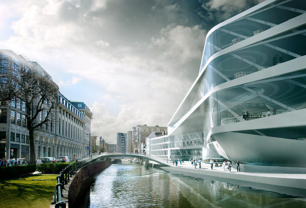 waalse krook urban library of the future unstudio