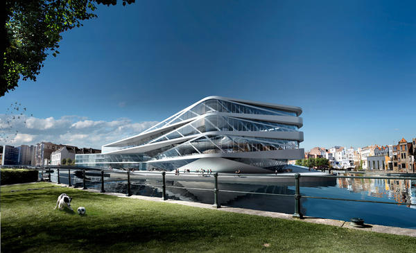 waalse krook urban library of the future unstudio