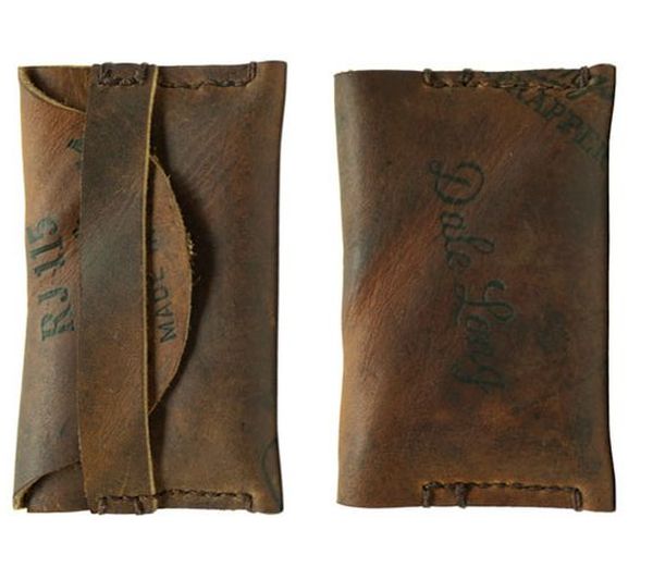 Wallet from Old Baseball Gloves
