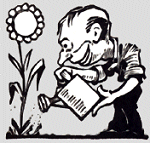 watering plant