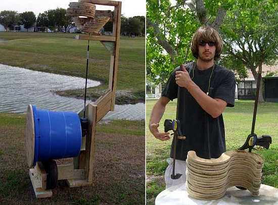 wind powered composter