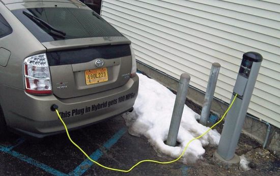 wind powered ev charging station