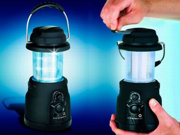 Wind-up LED lantern