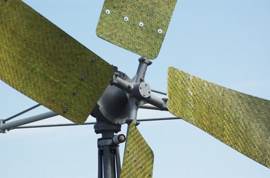windmill with bamboo wings 2