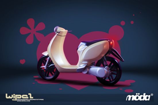 wipe2 moda hybrid scooter 3