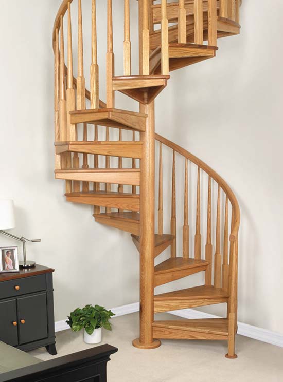 wooden staircase